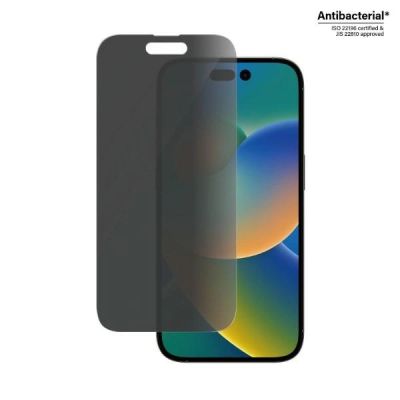 3. Szkło PanzerGlass Classic Fit prywatyzujące antybakteryjne na iPhone 14 Pro