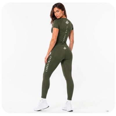 5. Rashguard damski ARMY GREEN COMBATWEAR | DBX Bushido