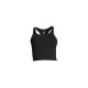 Koszulka sportowa CASALL Crop Rib Racerback czarny