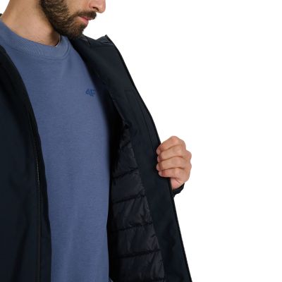 14. Kurtka narciarska męska 4F M0787 głęboka czerń 4FWAW25TTJAM0787 20S