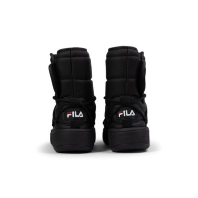 6. Fila Superbubble Boot buty zimowe botki czarne damskie sportowe ocieplane