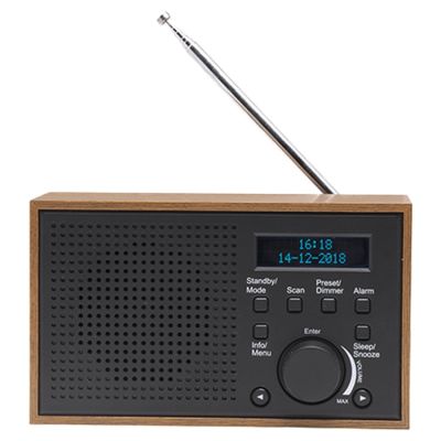 2. Radio Denver DAB-46DARK GREY Internet Analogowe i cyfrowe Czarny, Brązowy