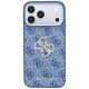 3. Etui Guess 4G & Big Strass Logo na iPhone 18 Pro / 17 Pro - niebieskie