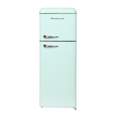 2. Lodówka Retro Ravanson LKK-210RM 545 x 585 x 1470 mm | 160l | klasa E | miętowy