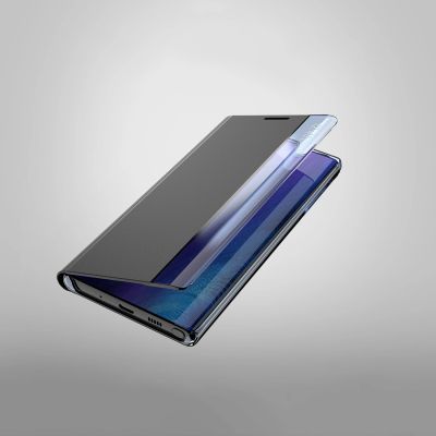 5. New Sleep Case etui do Xiaomi Redmi Note 12 5G / Poco X5 5G pokrowiec z klapką podstawka niebieskie