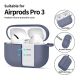 4. Etui Tech-Protect Silicone Hook na AirPods Pro - niebieskie