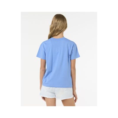 3. Koszulka RIP CURL SURF PUFF RELAXED TEE- GIRL niebieska