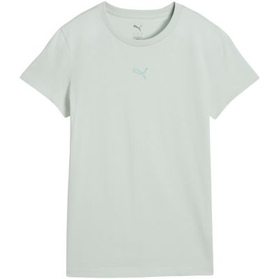 Koszulka damska Puma Ess Centered Cat Logo Tee miętowa 692916 29