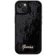 3. Etui Guess Sequin Script Metal na iPhone 14 / 15 / 13 - czarne