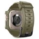 5. Etui z paskiem Spigen Rugged Armor Pro na Apple Watch Ultra (49 mm) - zielone