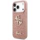 2. Etui Guess Fixed Glitter Big 4G na iPhone 17 Pro - różowe