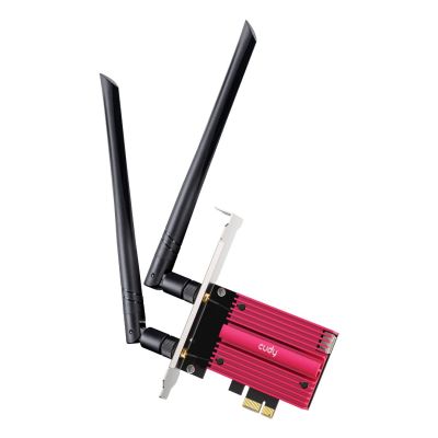 10. Karta sieciowa CUDY WE3000S AX5400 Wi-Fi 6 + BT 5.2 Intel AX210 Radiator PCIe