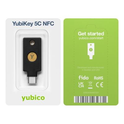 16. Klucz Sprzętowy Yubico YubiKey 5C NFC U2F FIDO