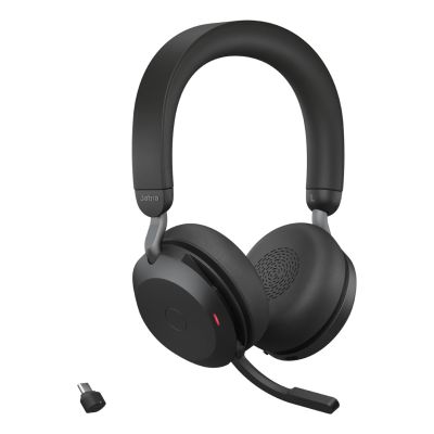 7. Słuchawki nauszne Jabra Evolve2 75 UC Stereo Link380c USB-C