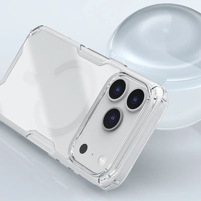 7. Etui Nillkin Nature TPU Pro kompatybilne z MagSafe na iPhone 17 Pro - białe