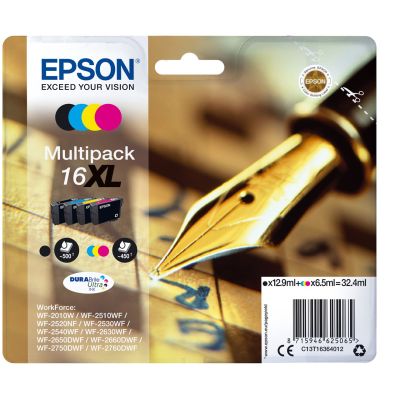 3. Epson Pen and crossword Multipack 4-colours 16XL DURABrite Ultra Ink