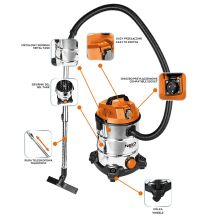 NEO TOOLS ODKURZACZ 1400W 30L