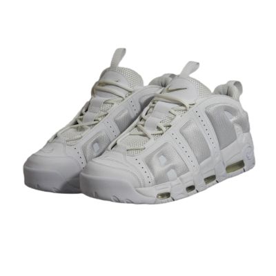 4. Buty męskie sportowe Nike Air More Uptempo Low Triple White - FZ3055-100