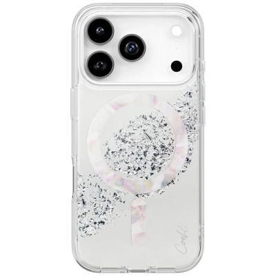 Etui UNIQ Coehl Crystelle Magnetic Charging na iPhone 17 Pro - srebrne