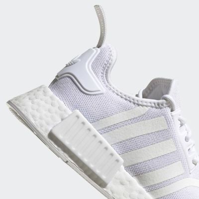 6. Buty na lato damskie Adidas NMD_R1 Primeblue Białe Sportowe - GX8313