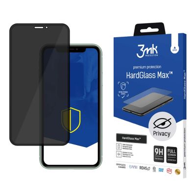 Szkło 9H prywatyzujące 3mk HardGlass Max Privacy™ na iPhone 11 Pro Max