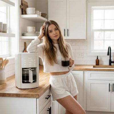 5. Ekspres przelewowy ELLE 1,8L biały