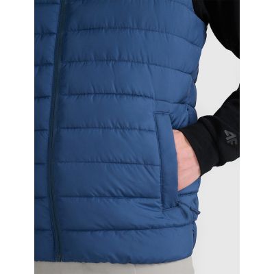 9. Bezrękawnik puchowy z wypełnieniem syntetycznym męski 4F 4FWAW25TVJAM225-32S