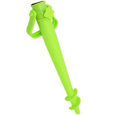 4. BAZA MOCOWANIE DO PARASOLA PLASTIKOWA WKRĘCANA 39CM ZIELONA