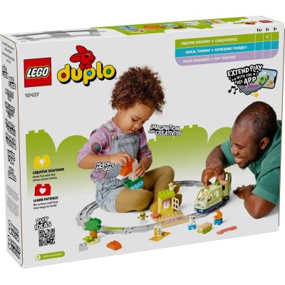 2. LEGO DUPLO TOWN 10427 Most i Tory Kolejowe - Zestaw Rozszerzający