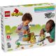 2. LEGO DUPLO TOWN 10427 Most i Tory Kolejowe - Zestaw Rozszerzający