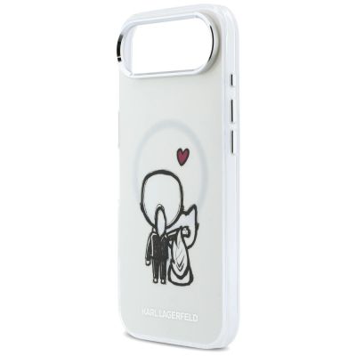 6. Etui Karl Lagerfeld Karl & Choupette Back MagSafe na iPhone Air - przezroczyste