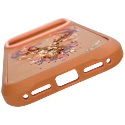 4. Etui Nimmy Jeleń MagSafe na iPhone 17 Pro Max - pomarańczowe