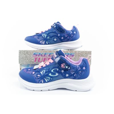 19. Skechers Jumpsters buty dziecięce sportowe dla dziewczynki brokatowe