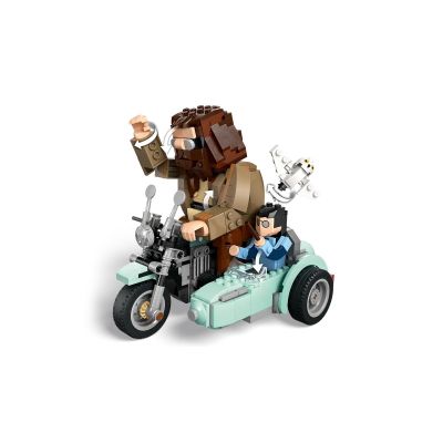 4. LEGO HARRY POTTER 76443 Przejażdżka motocyklowa Hagrida i Harry’ego