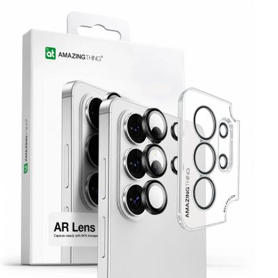 4. Szkło hartowane AMAZINGTHING Radix AR Lens Glass na wyspę aparatu do Samsung S26 Ultra - czarne