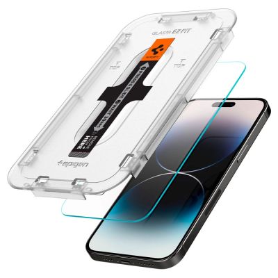 2. Szkło hartowane Spigen Glas.tR EZ Fit na iPhone 14 Pro Max - 2 szt.