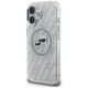 2. Etui Karl Lagerfeld IML Glitter Karl & Choupette Heads Logo MagSafe na iPhone 16 - szare