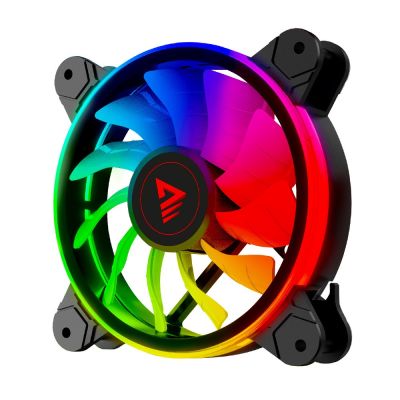 8. SAVIO ZESTAW 4 WENTYLATORÓW ARGB 120 MM WRAZ Z KONTROLEREM ORAZ PILOTEM FAN-01