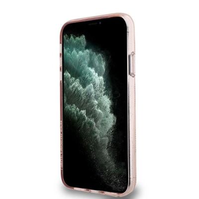 5. Etui Karl Lagerfeld IML Choupette Head & Monogram na iPhone 11 / Xr - różowe