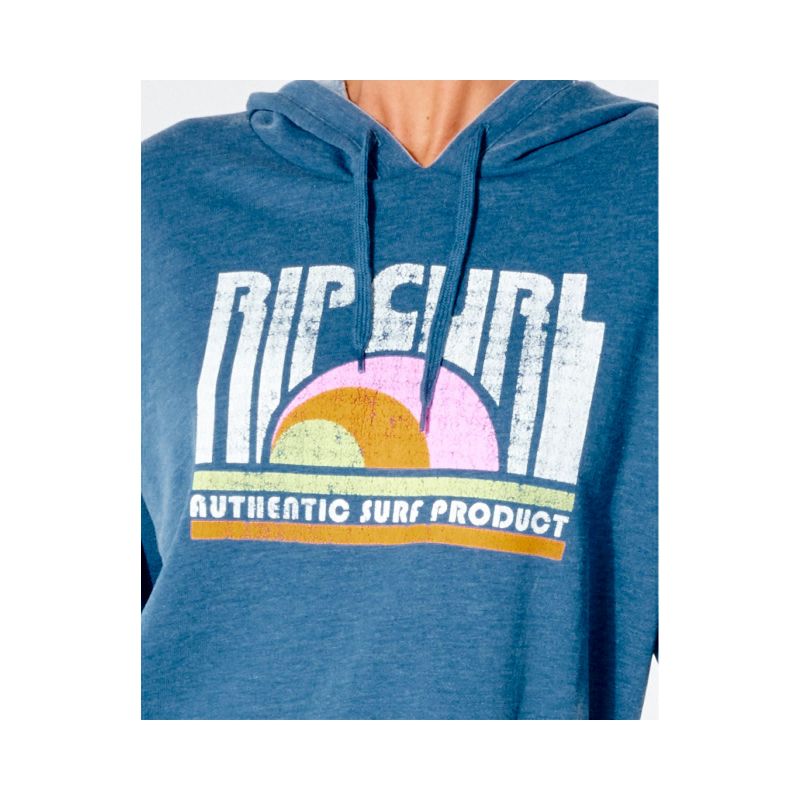 4. Bluza RIP CURL Wave Shapers Hood - niebieski