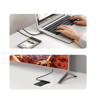 4. Ugreen adapter przejściówka dysku HDD SSD 2,5'' SATA III 3.0 - USB 3.2 Gen 1 (USB 5 Gbps) czarny (70609 CM321)