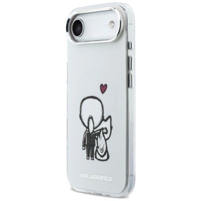 2. Etui Karl Lagerfeld Karl & Choupette Back MagSafe na iPhone Air - przezroczyste