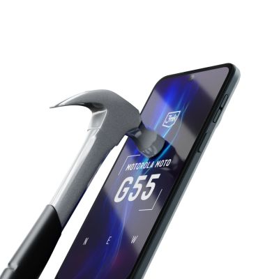 6. Szkło hartowane 3mk HardGlass™ na Motorola Moto G55 5G