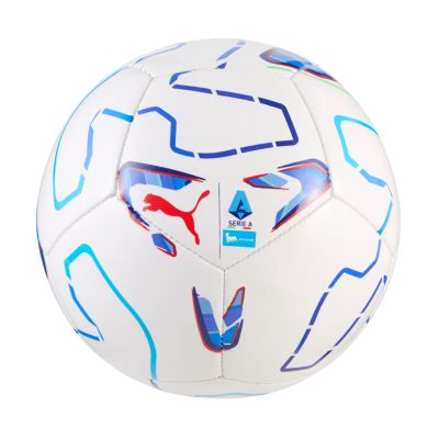 2. Piłka nożna Puma Stellar Serie A Mini biało-niebieska 85166 01