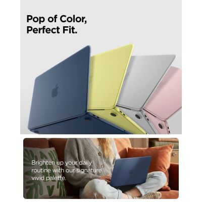 7. Etui Spigen AirSkin na MacBook Neo 13" 2026 - granatowe matowe