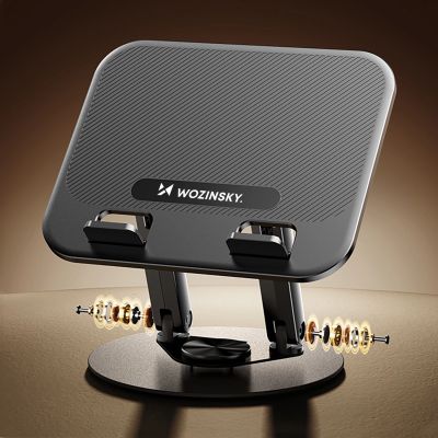 8. Podstawka Wozinsky WRS-K75 obrotowa pod laptopa tablet - czarna