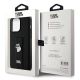 8. Etui Karl Lagerfeld Gripstand Saffiano Choupette Pins na iPhone 13 Pro / 13 - czarne