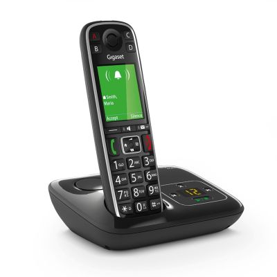 3. Gigaset E720A Telefon analogowy/DECT Nazwa i identyfikacja dzwoniącego Czarny
