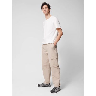 2. Spodnie tkaninowe cargo męskie Outhorn OTHWSS24TTROM637-83S