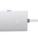 8. Baseus Lite Series przejściówka HUB USB Typ C - 4x USB 3.0 2m biały (WKQX030502)
